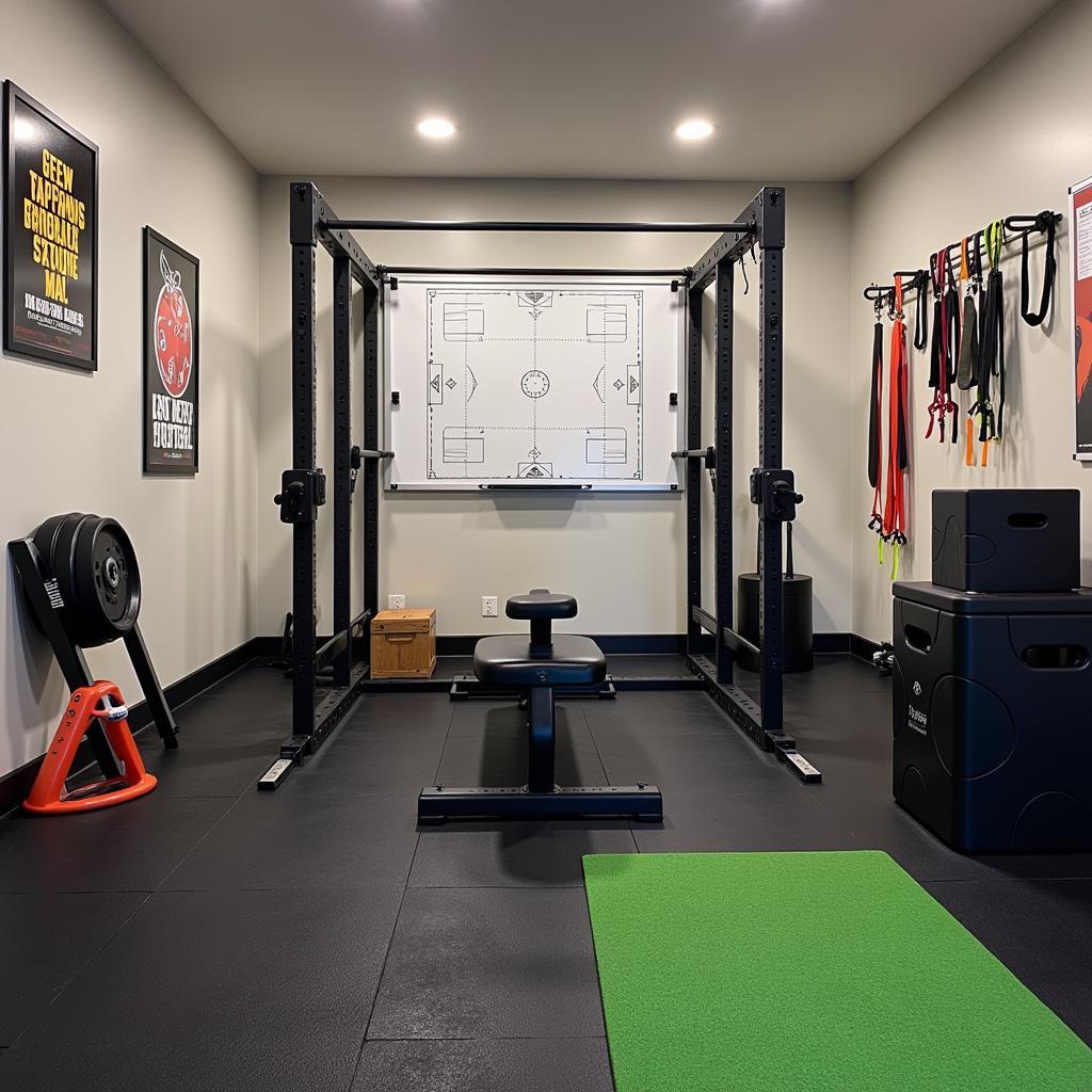 Essential home gym equipment for football training