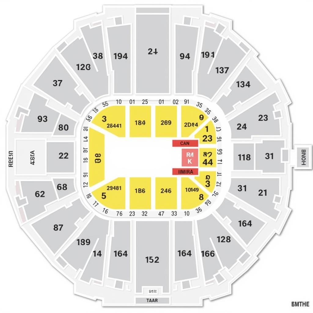 Honda Center Seating Chart with Section 413 Highlighted