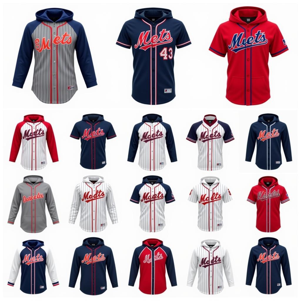 Different Styles of Hooded Baseball Jerseys