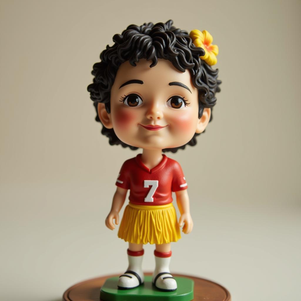 Hula Bobblehead of a Football Player