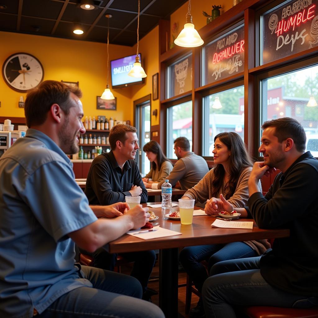 Locals Gathering at Humble Joe's