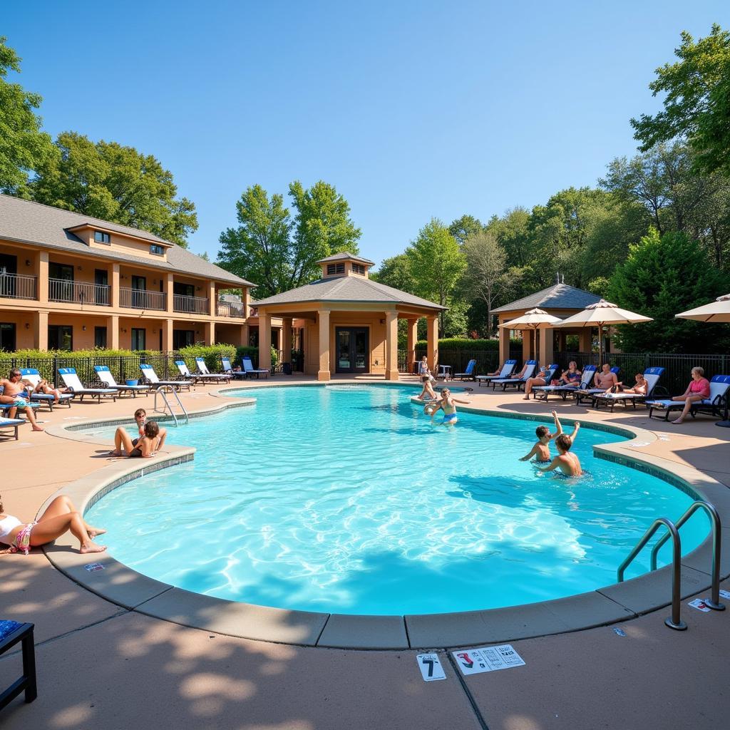 Huntington Lakes Clubhouse Pool Area