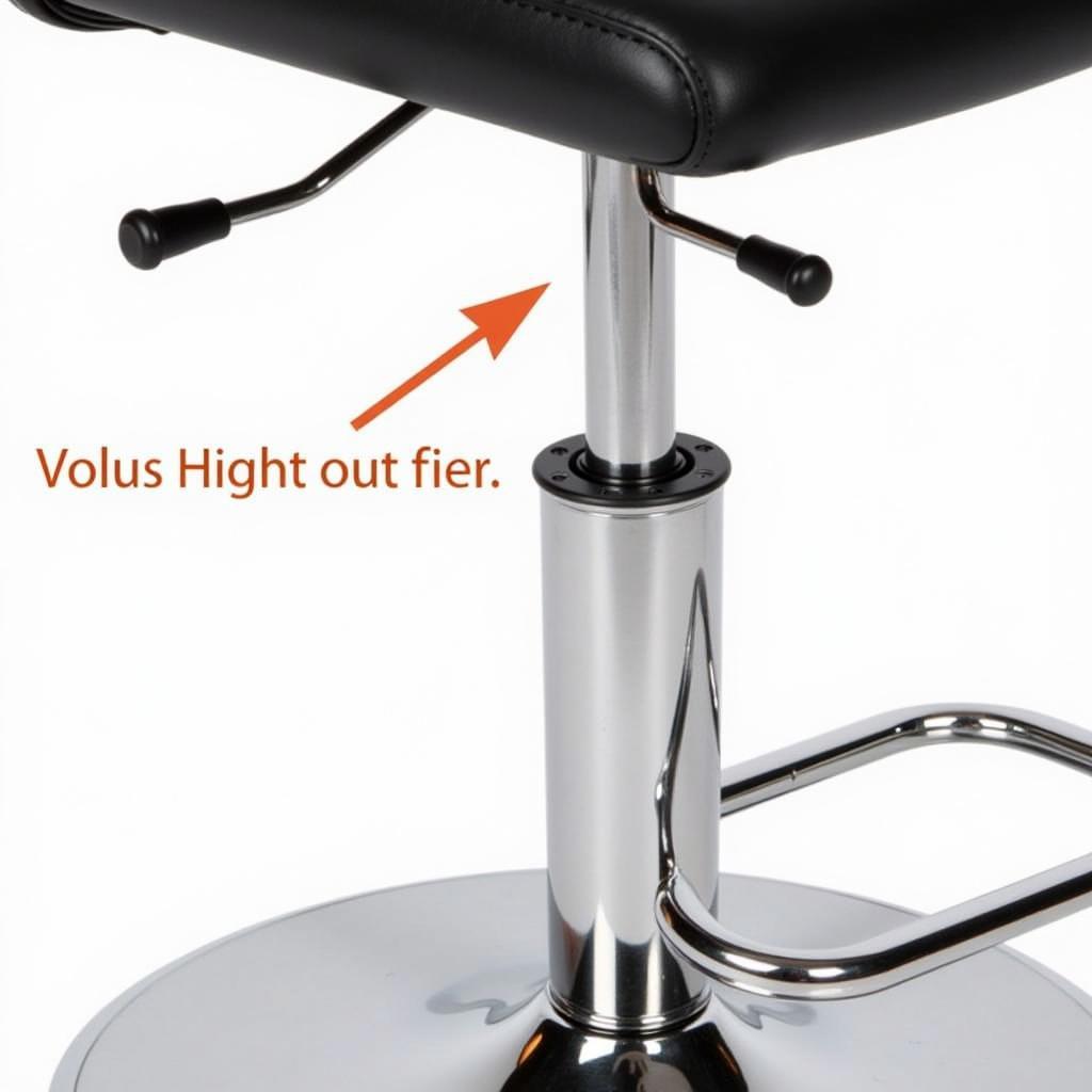 Hydraulic Salon Stool Height Adjustment