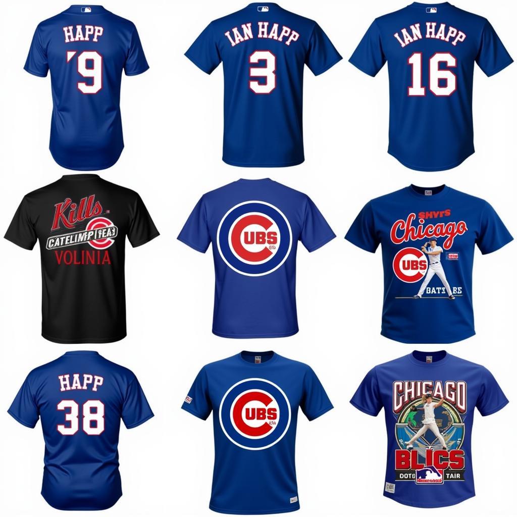 Ian Happ t-shirt design options