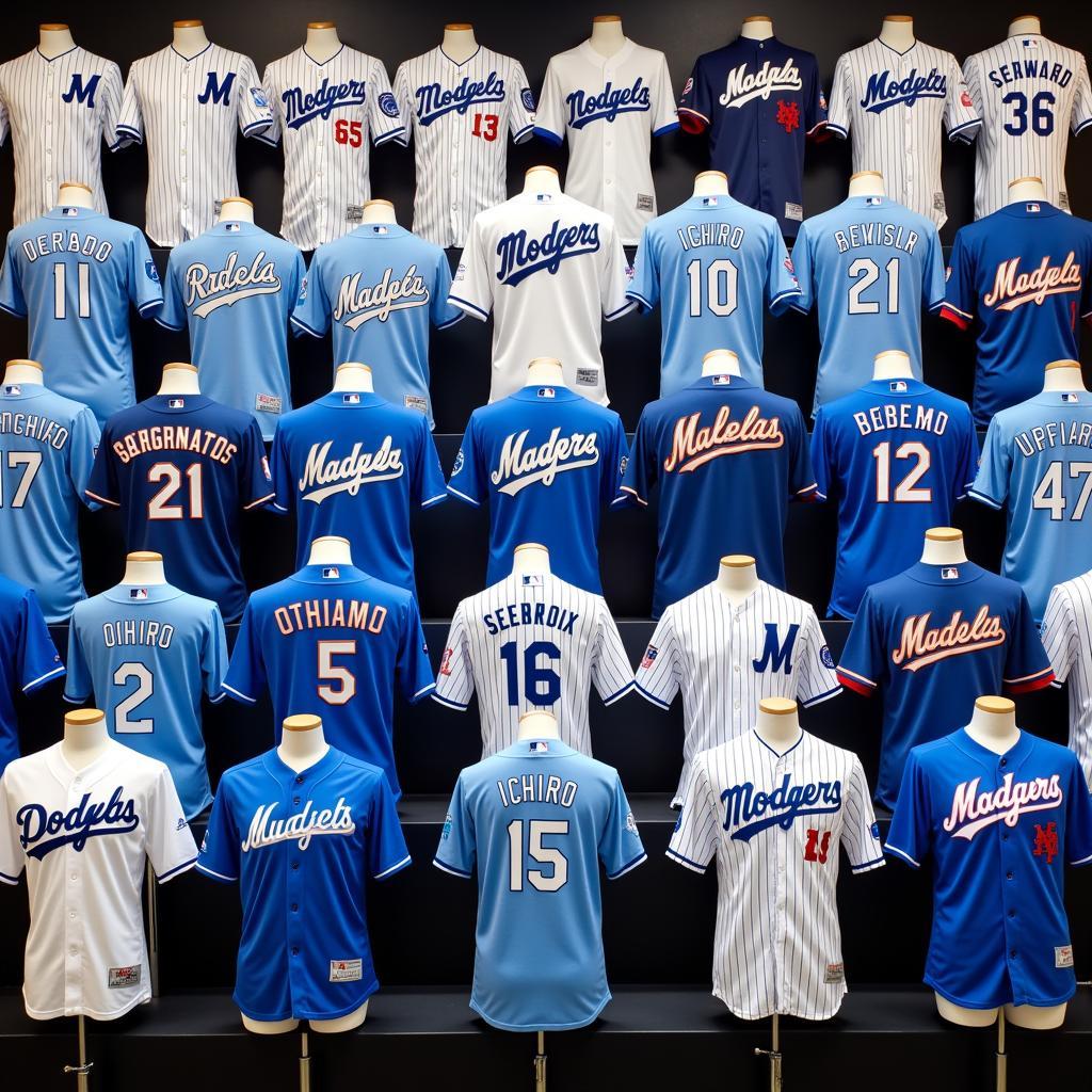 Ichiro Orix Blue Wave jersey collection