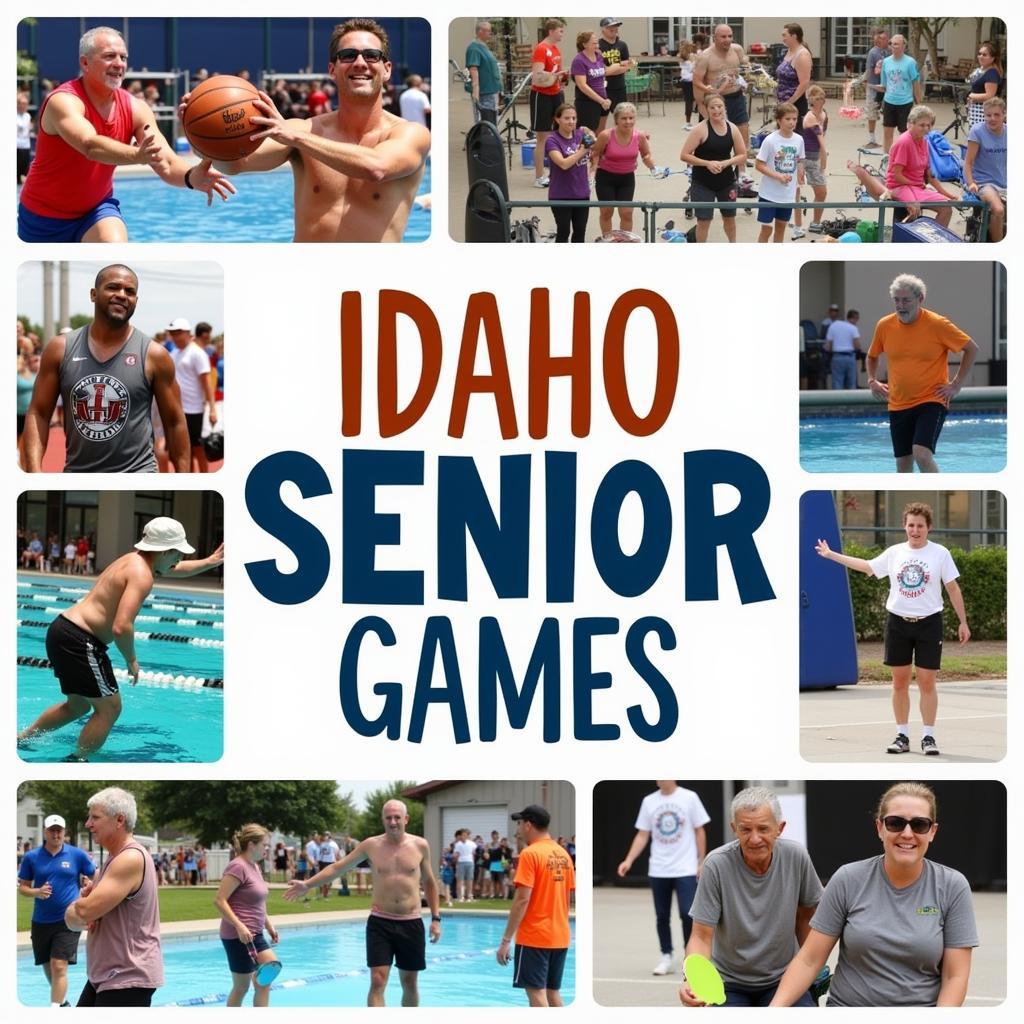 Idaho Senior athletes competing in various sports