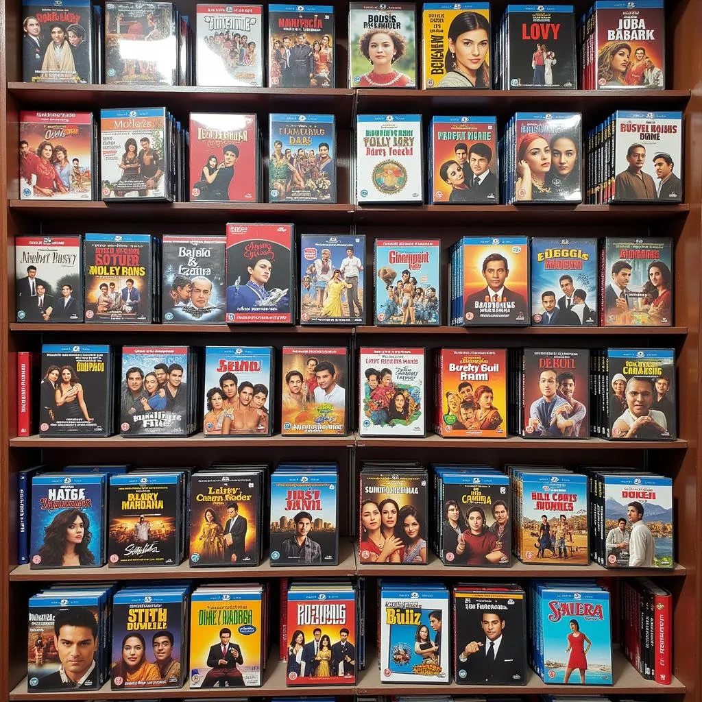 Indian grocery store DVD collection