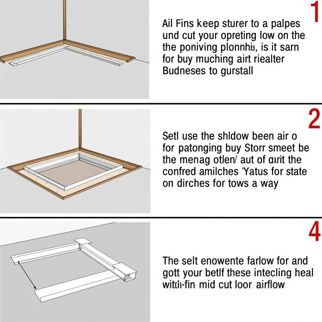 Installing a 10x8 floor register with proper technique.