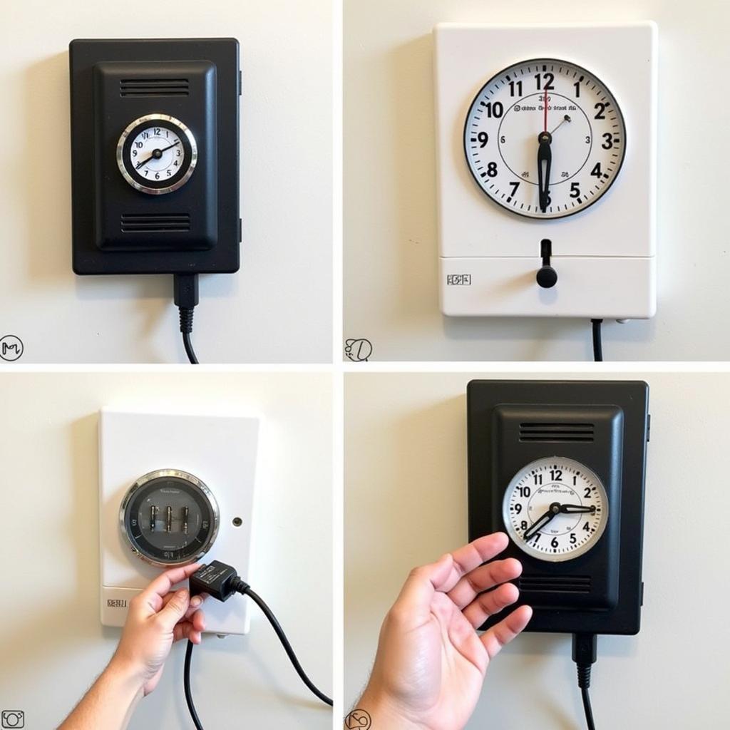 Installing a Gun Safe Clock Phone Charger