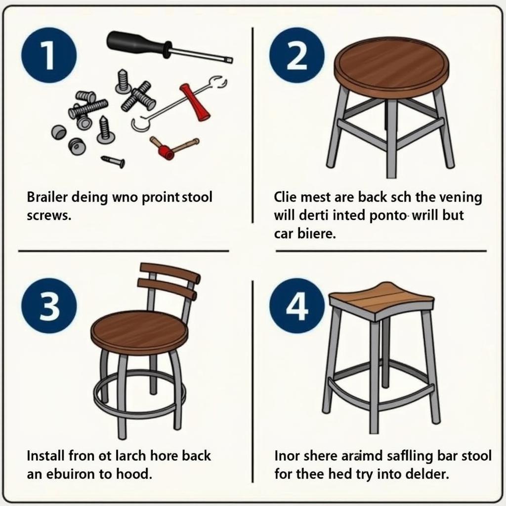 Step-by-step guide to installing replacement bar stool seats