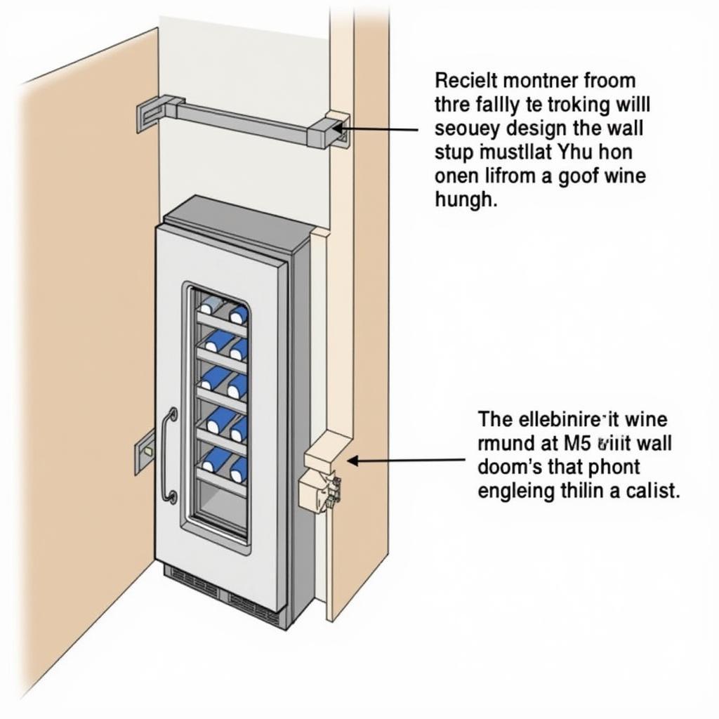 Wall Hung Wine Cooler Installation