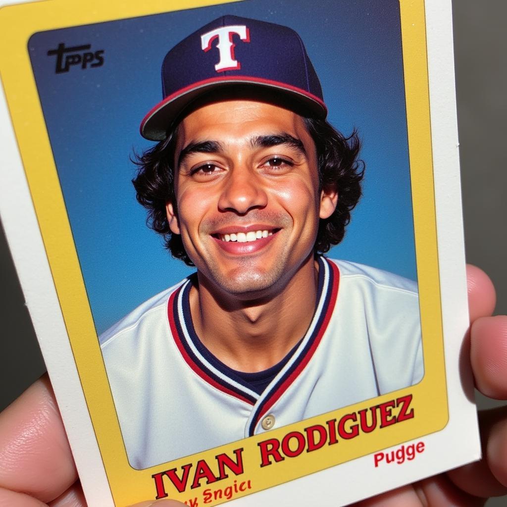 Ivan Rodriguez Topps Rookie Card