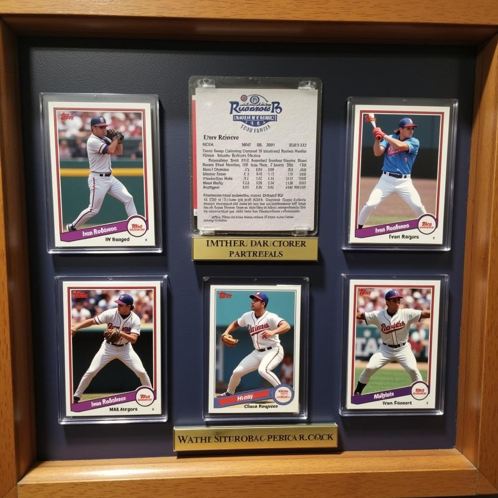 Collection of Ivan Rodriguez Rookie Cards