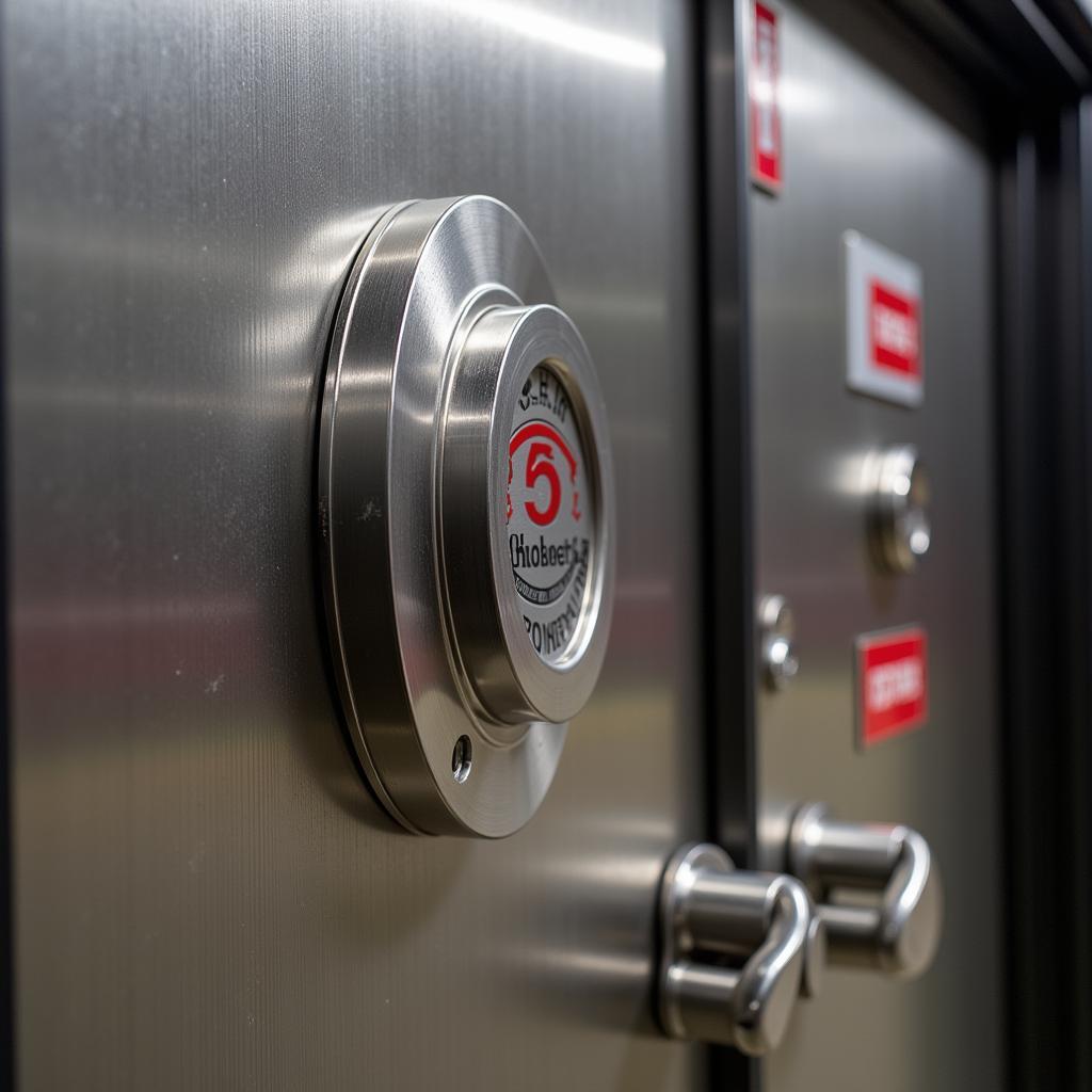 Jackson Exit Device on Stadium Door