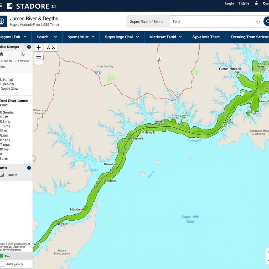 Resources for Finding Digital James River Depth Charts