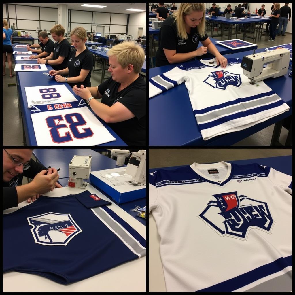 Jameson Hockey Jersey Manufacturing Process