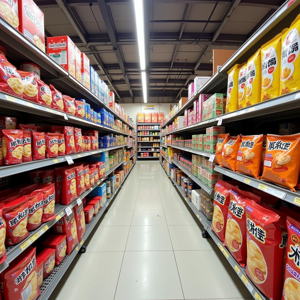 Japanese baby crab snacks on display in a store