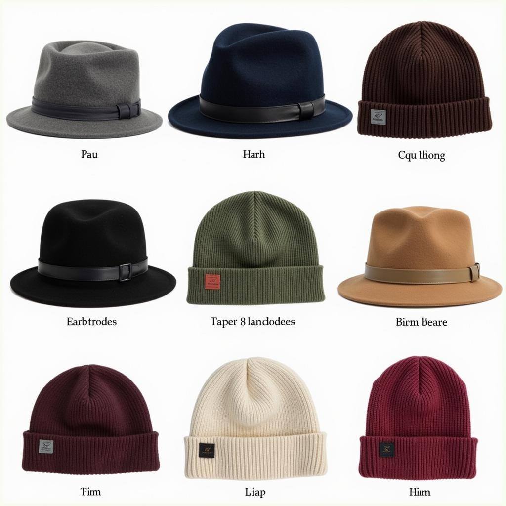 Variety of Japanese Beanie Styles