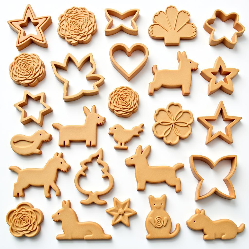 Assortment of Japanese cookie cutters