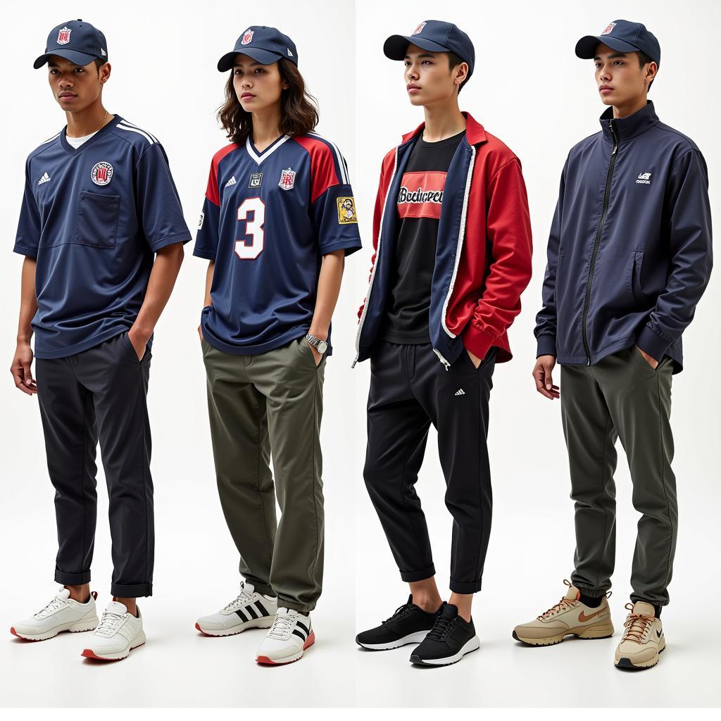 Japanese Field Cap Outfit Inspiration for Football Fans