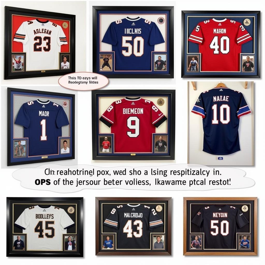 Jersey Framing Options