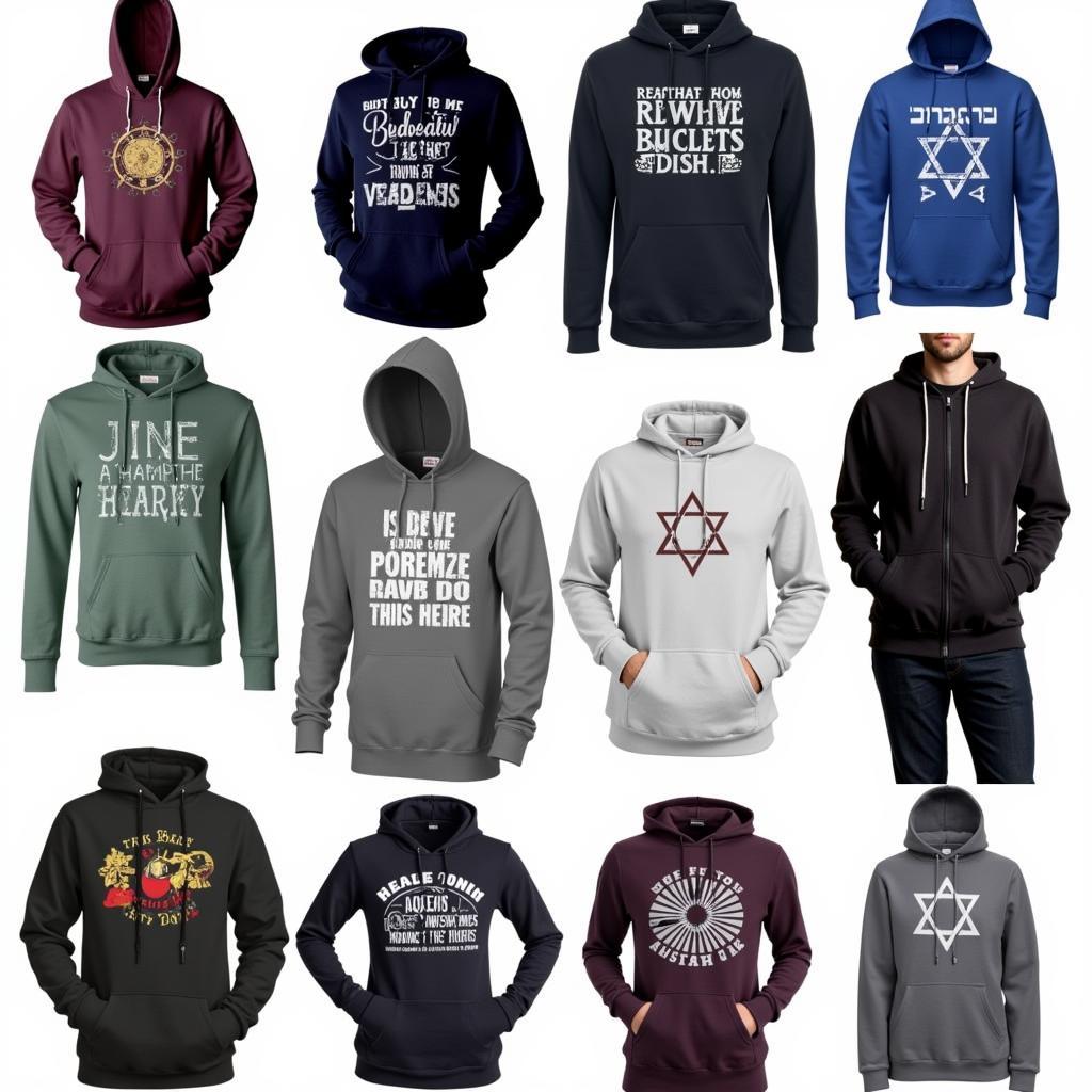 Various Styles of Jewish Hoodies