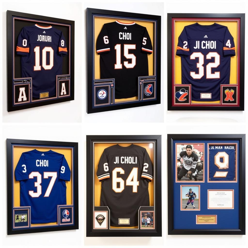 Ji Man Choi Jersey Framing and Display Options