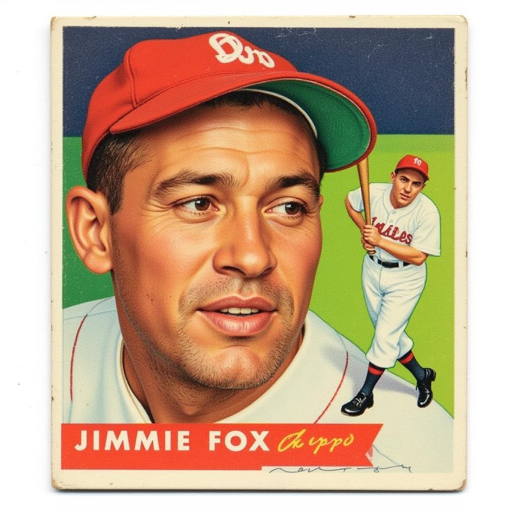 Jimmie Foxx 1933 Goudey Baseball Card