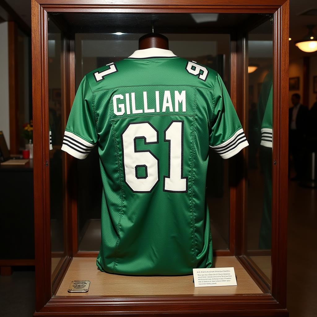 Joe Gilliam Jersey On Display