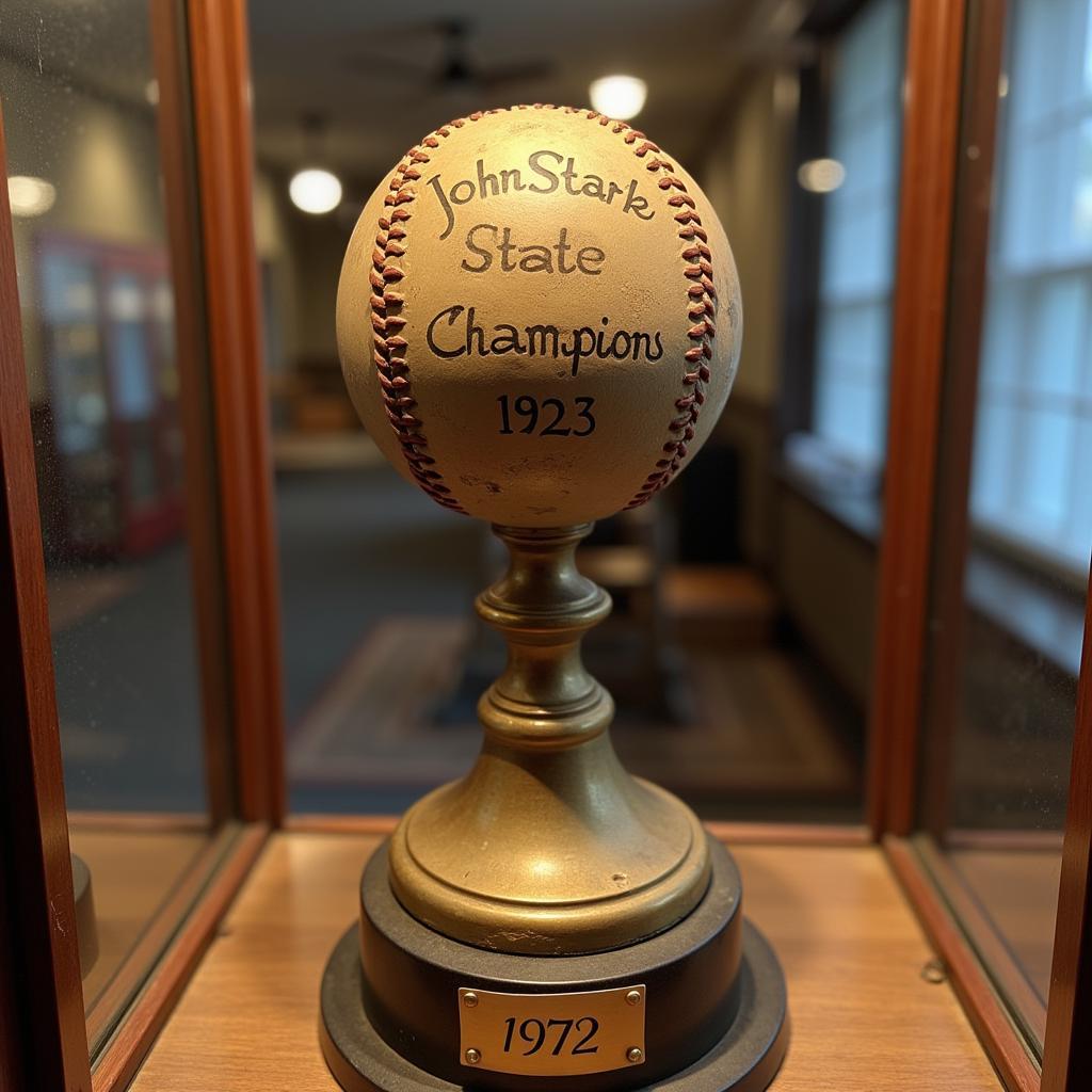 John Stark Baseball championship trophy