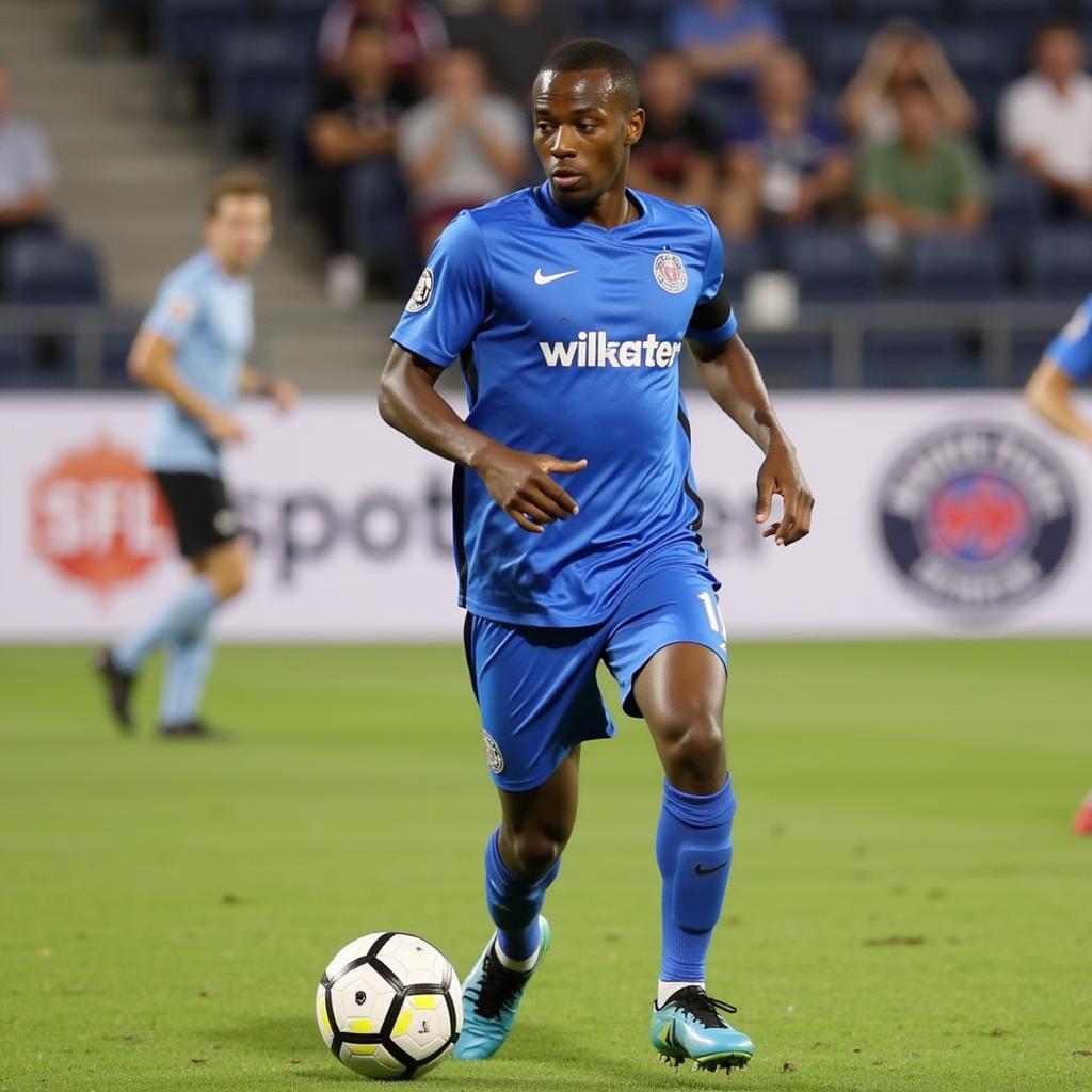 Josh Martin delivers a match-winning pass for the City of Charleston