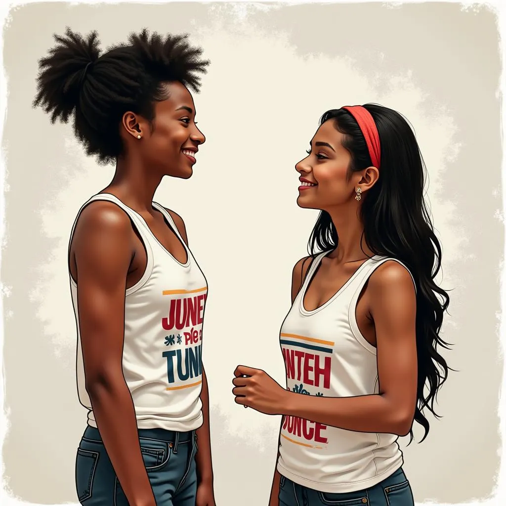 Juneteenth Tank Top as a Conversation Starter