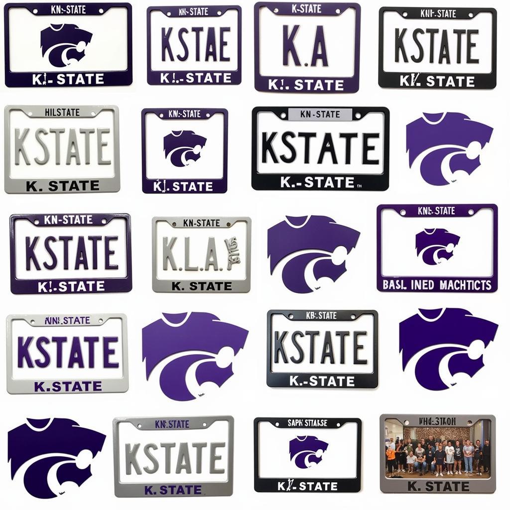 K State License Plate Frame Options