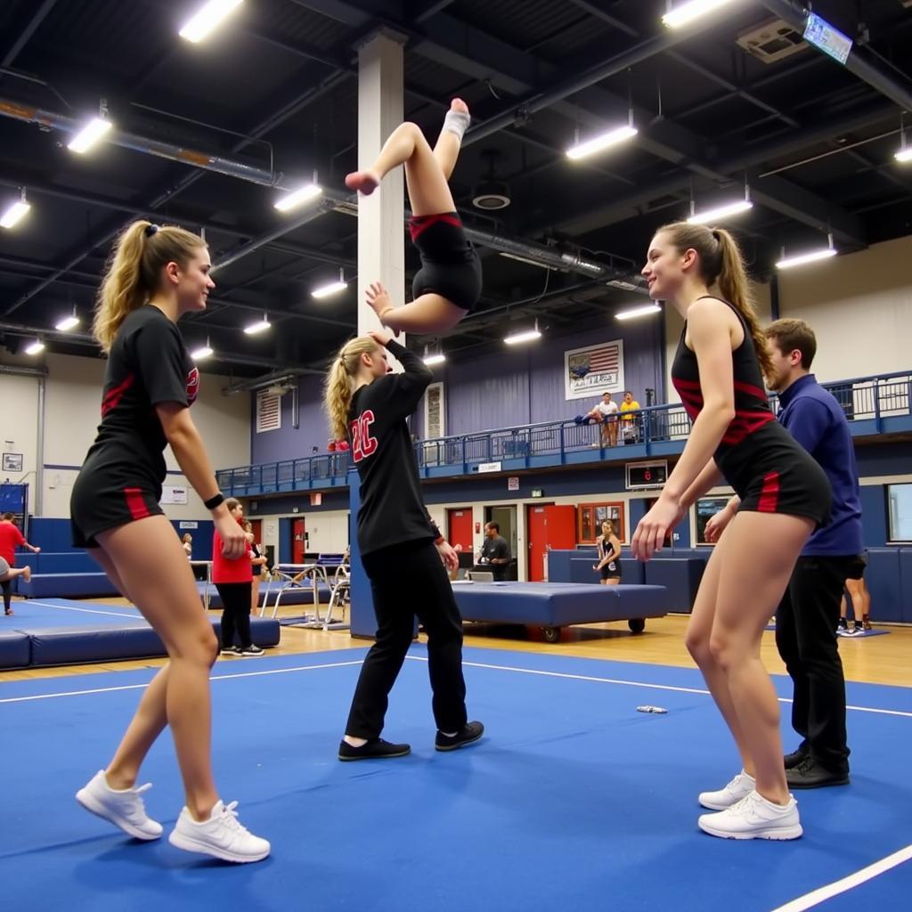 Kansas City Cheer Practice