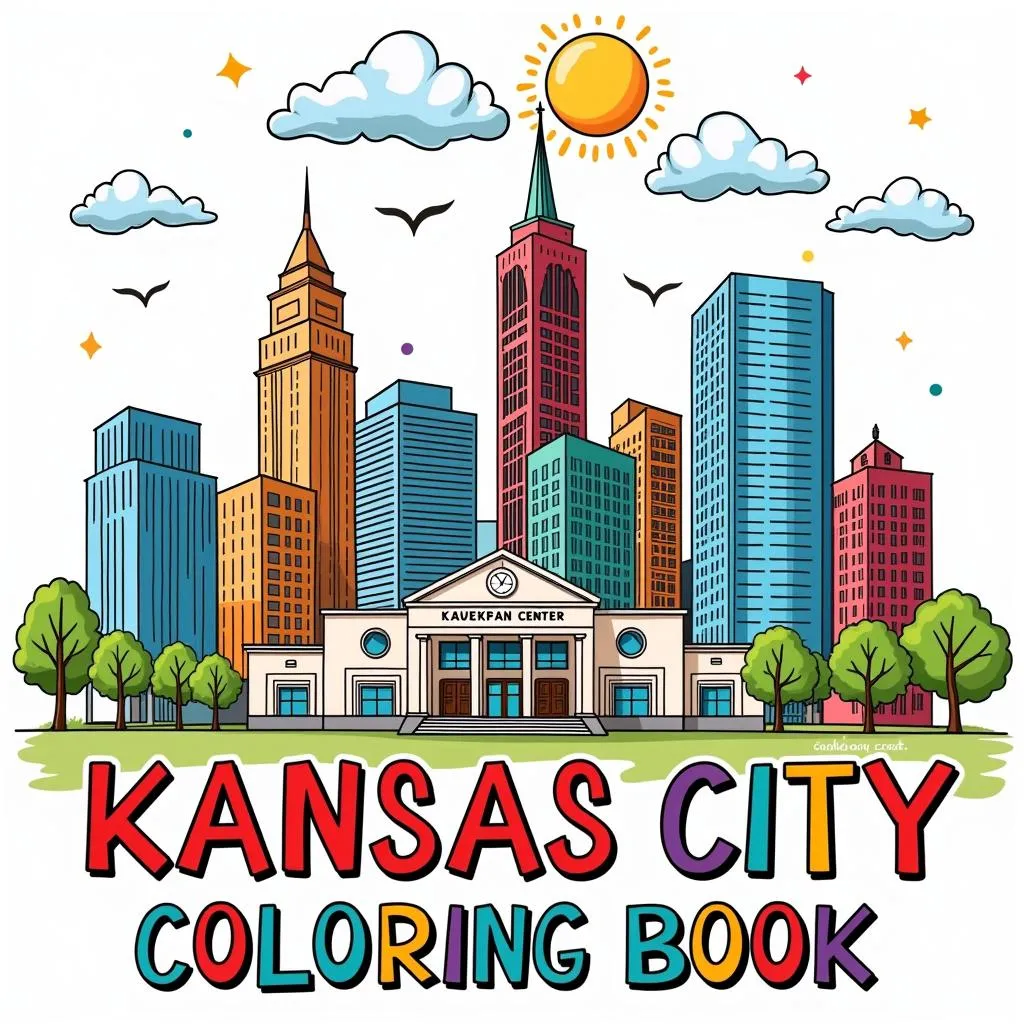 Kansas City Coloring Book Cover