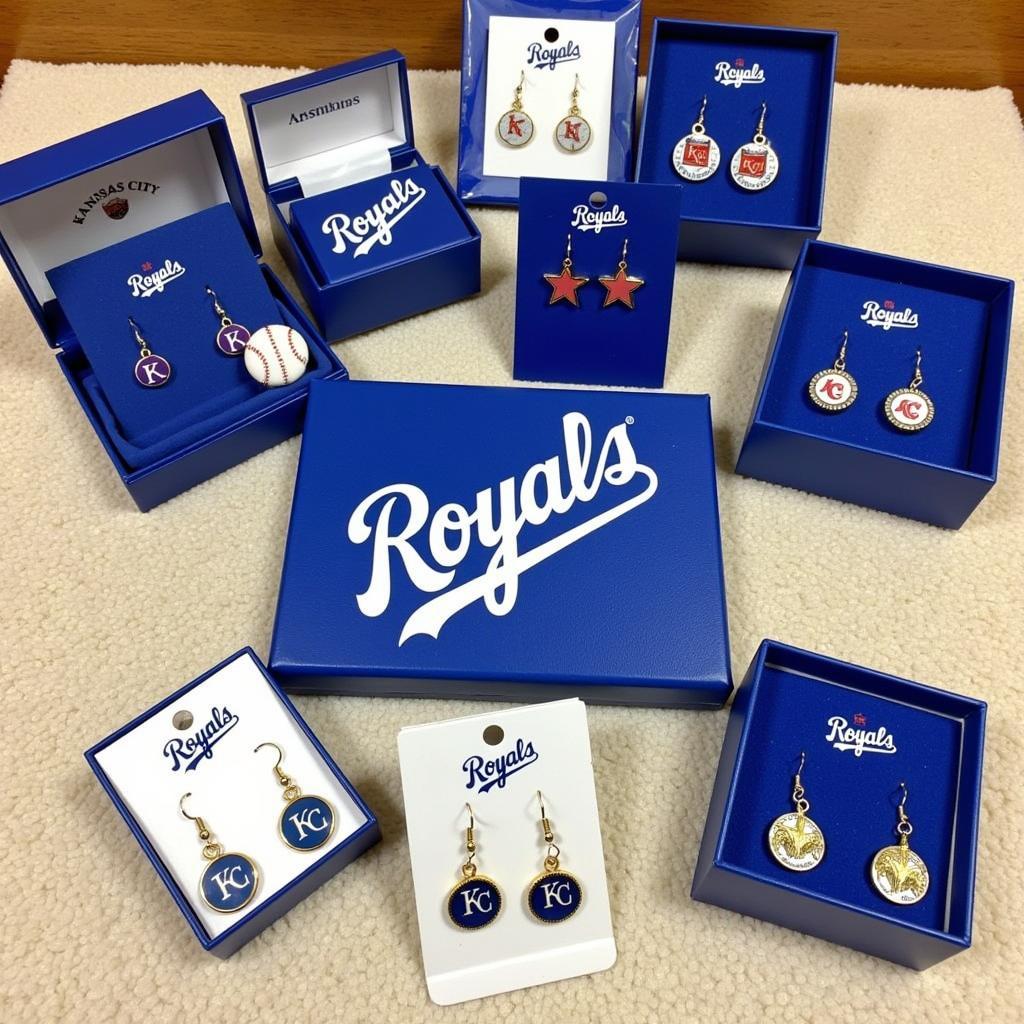 Kansas City Royals Earrings as Gifts