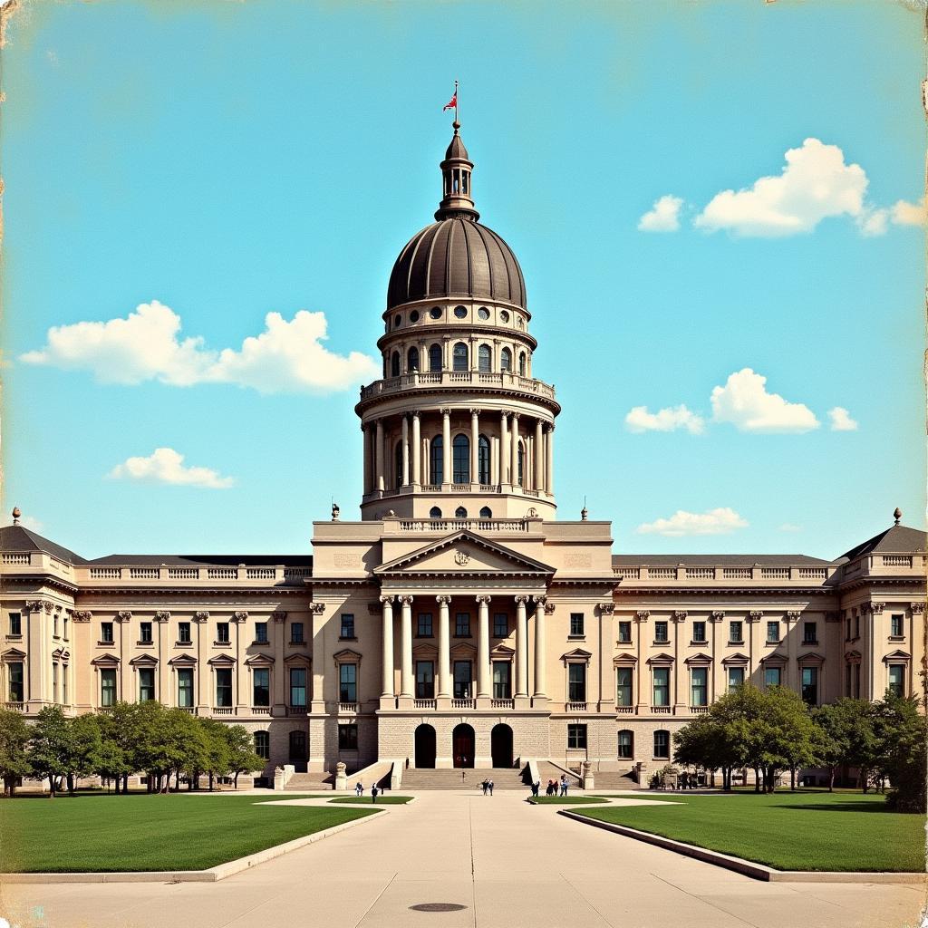 Kansas State Capitol Postcard