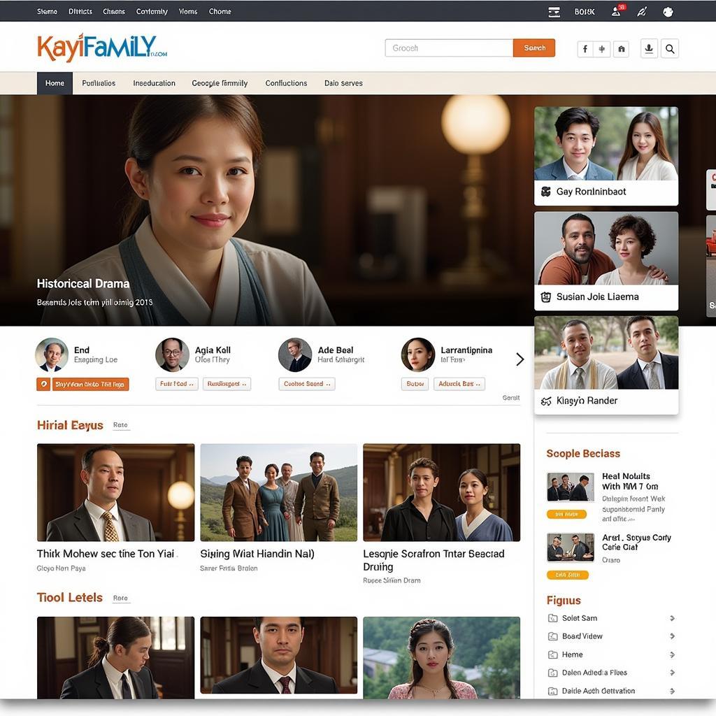 Kayi Family TV Com Homepage