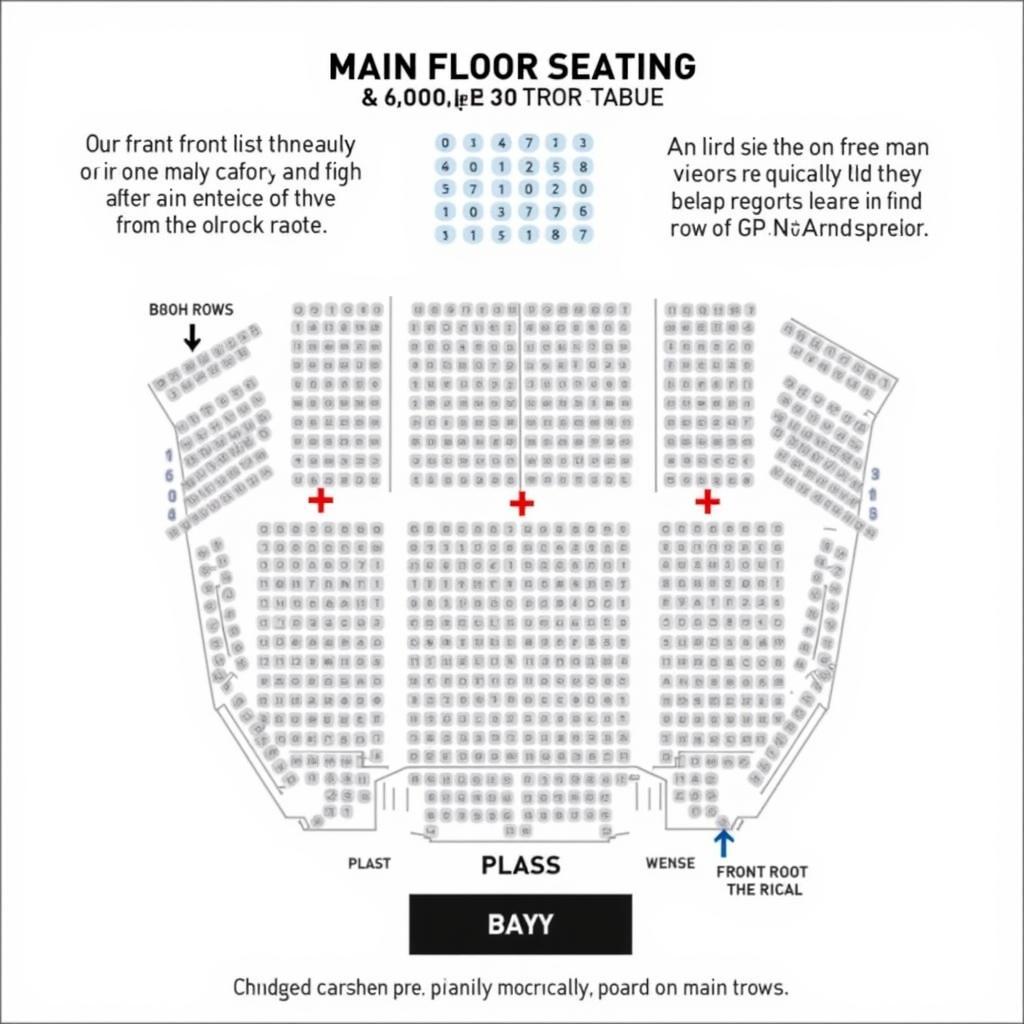 KC Music Hall Main Floor Seating Chart