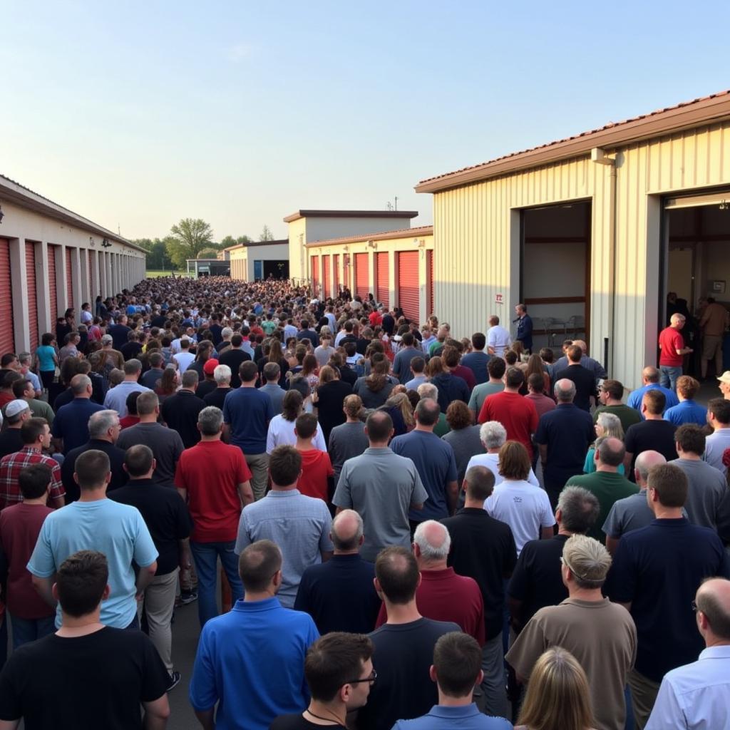 Crowded KC Storage Auction