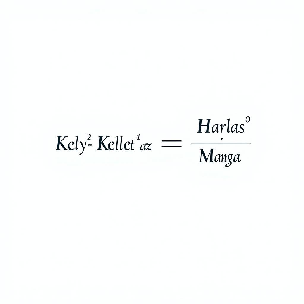 Formula for Kelly Criterion