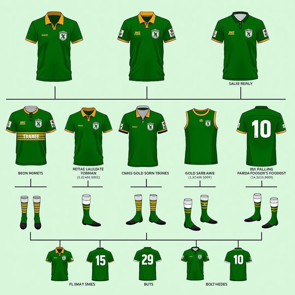 Kerry Football Shirt Evolution Over the Decades