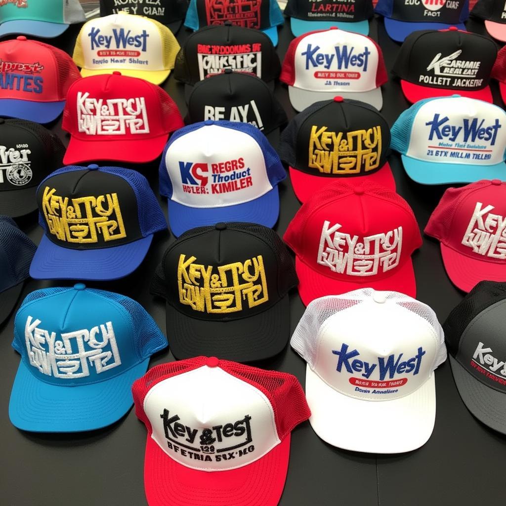 Various Key West Trucker Hat Styles