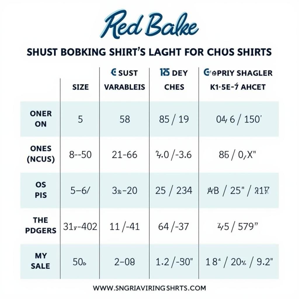 Kids bowling shirt sizing chart