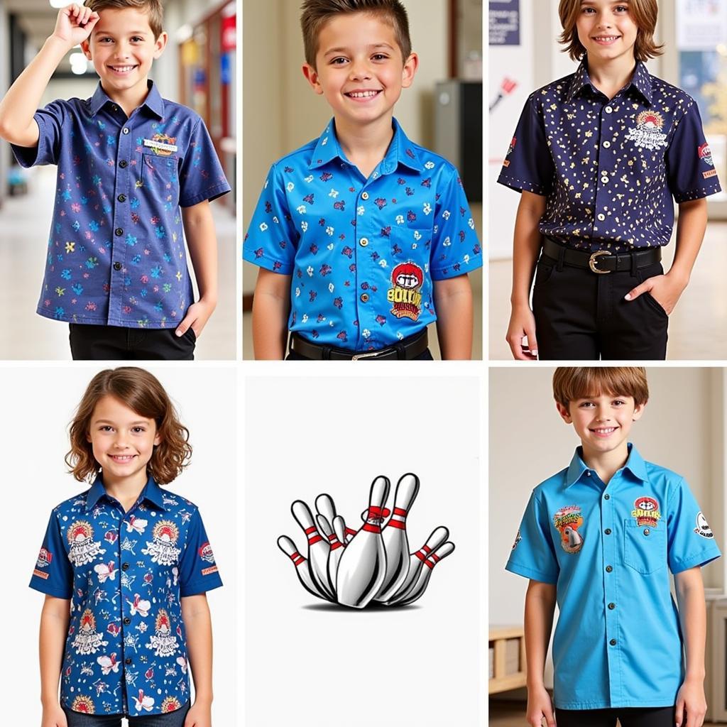 Kids bowling shirts available online