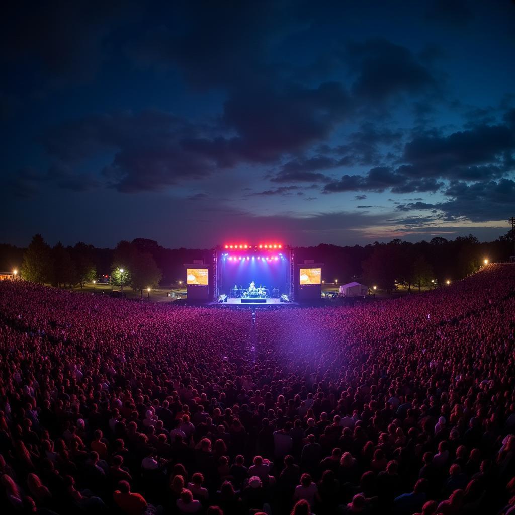 Lady Antebellum Park Concert Atmosphere 