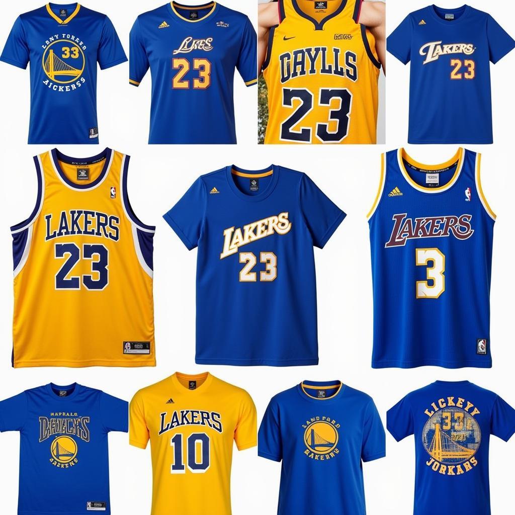 A variety of Laney Jordan shirts on display, showcasing different styles and designs