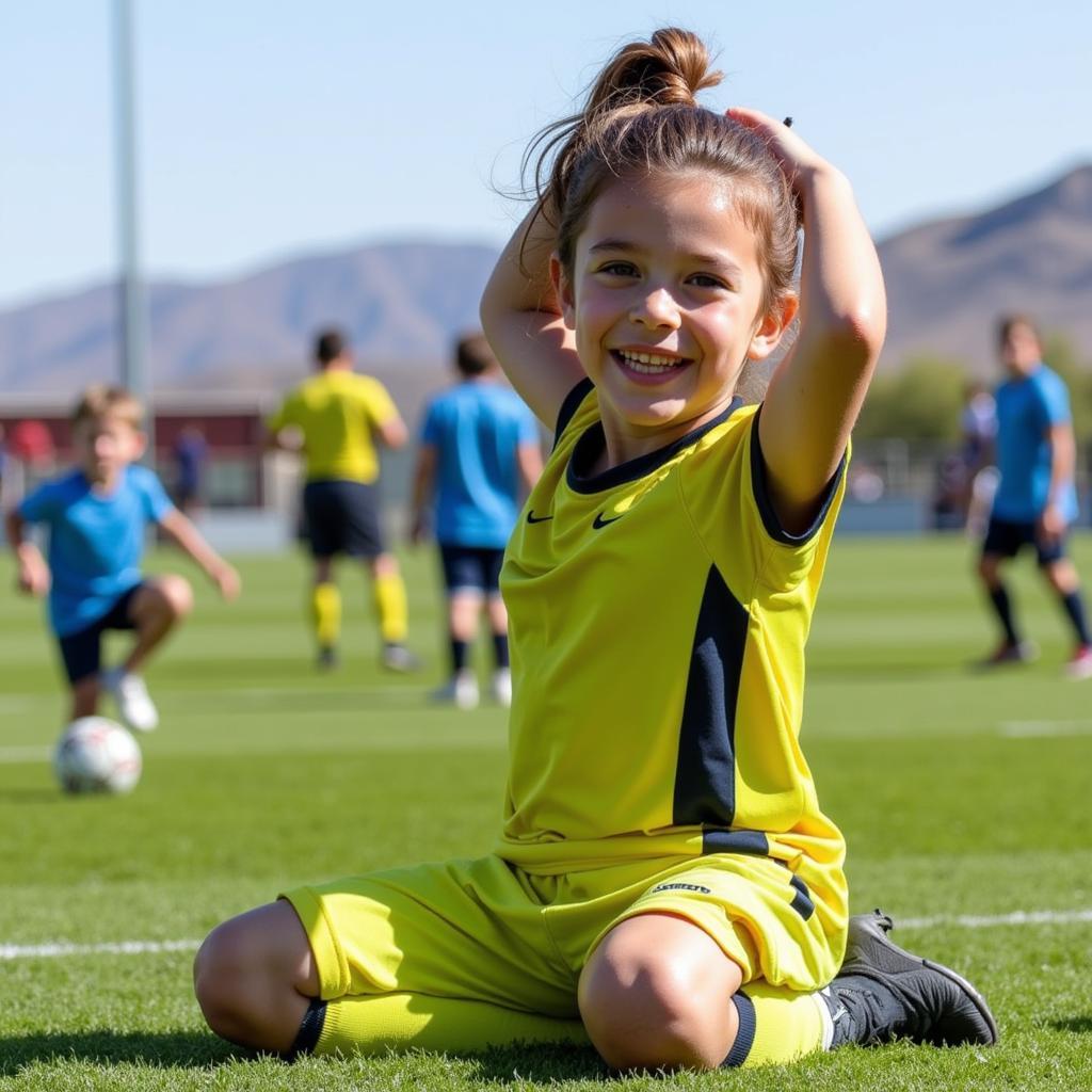 Las Vegas Players Showcase Player Warming Up