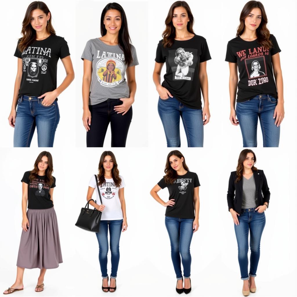 Outfit Ideas Featuring Latina Tshirts