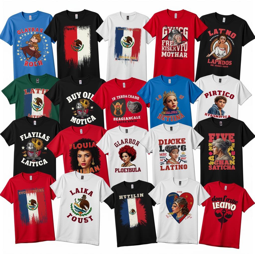 Different Styles of Latina Tshirts